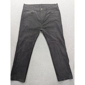 Levis Workwear Fit Jeans Mens 40x32 Gray Charcoal Relaxed Straight Denim 87442